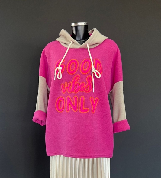 Pullover Good Vibes Only (Pink)